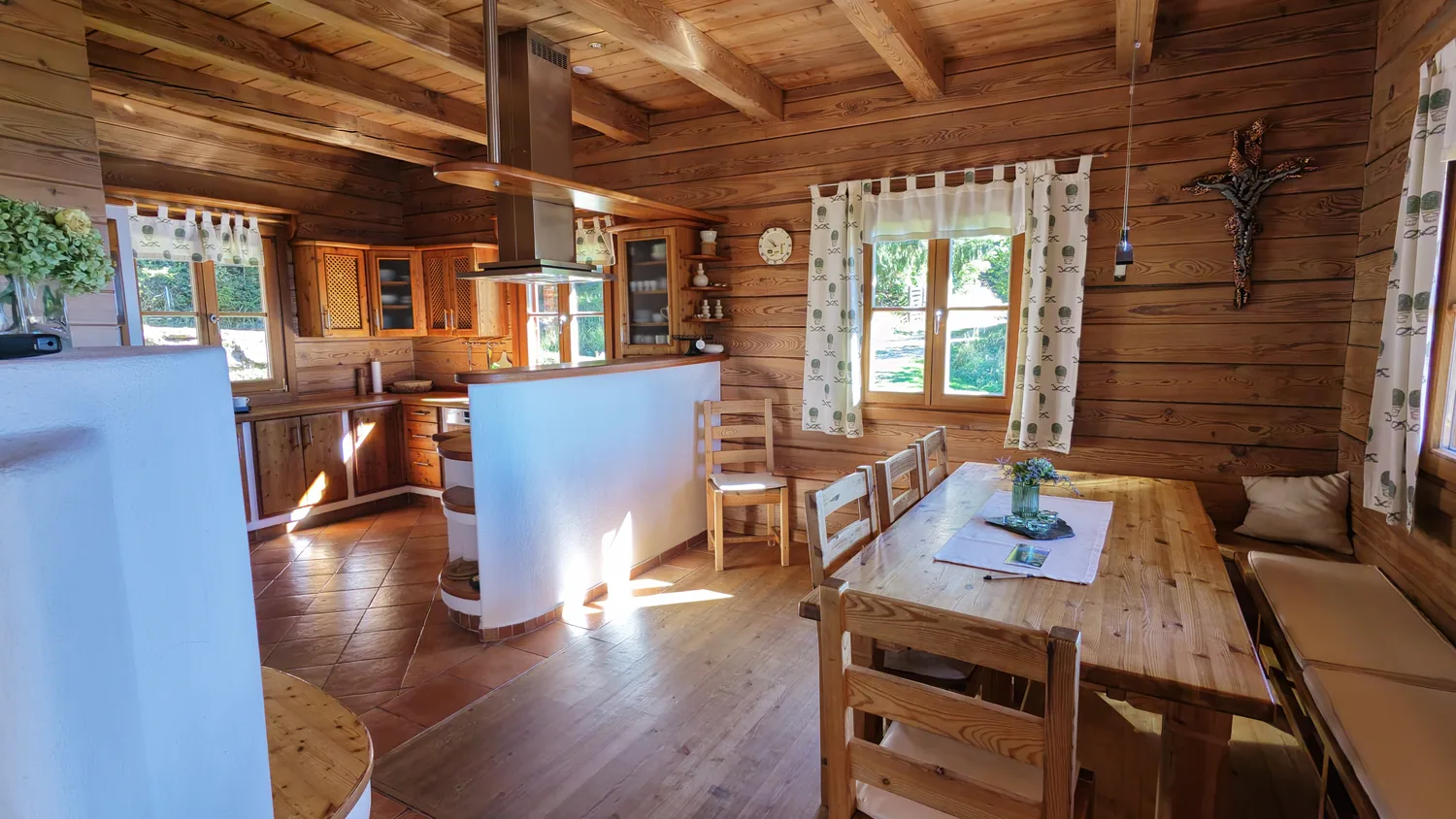 Innenansicht des Ferienhauses MIX