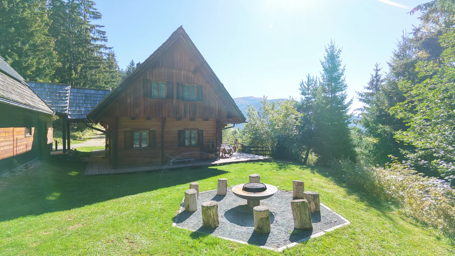 Innenansicht des Ferienhauses MIX